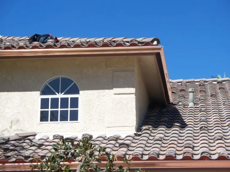 Seamless gutter system installed in Beverly Hills, CA