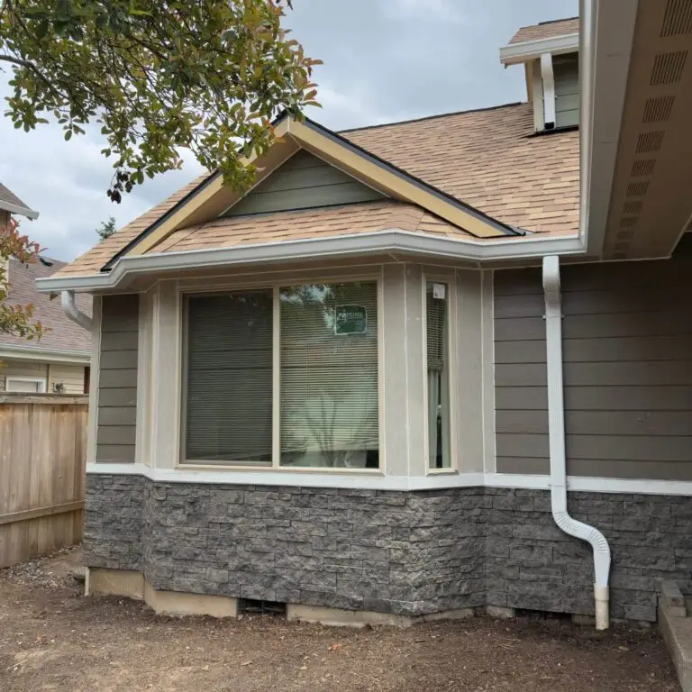 Rain gutter replacement project in Canoga Park, CA