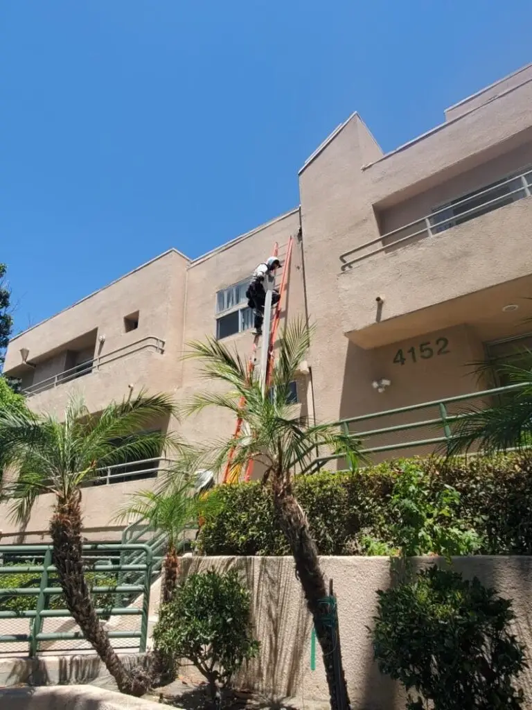 Rain Gutters Lancaster 4 Seamless gutter system installed in Lancaster, CA