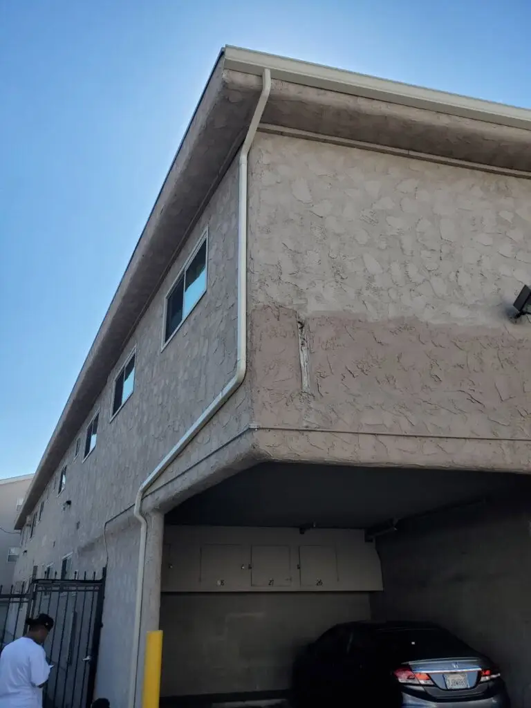 Rain Gutters Lancaster 10 Seamless gutter system installed in Lancaster, CA