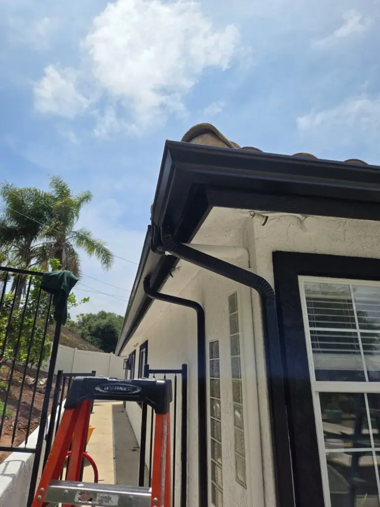 Rain Gutters Lynwood 14 Rain gutter replacement project in Lynwood, CA
