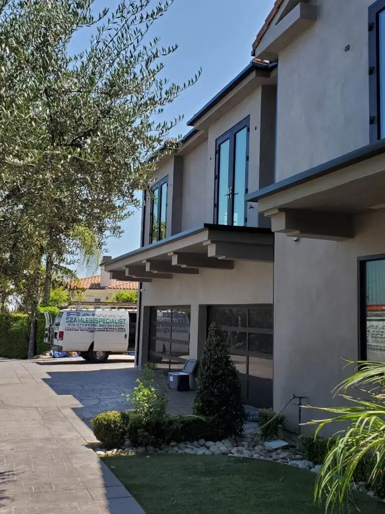 Rain Gutters Panorama City 7 Seamless gutter system installed in Van Nuys, CA