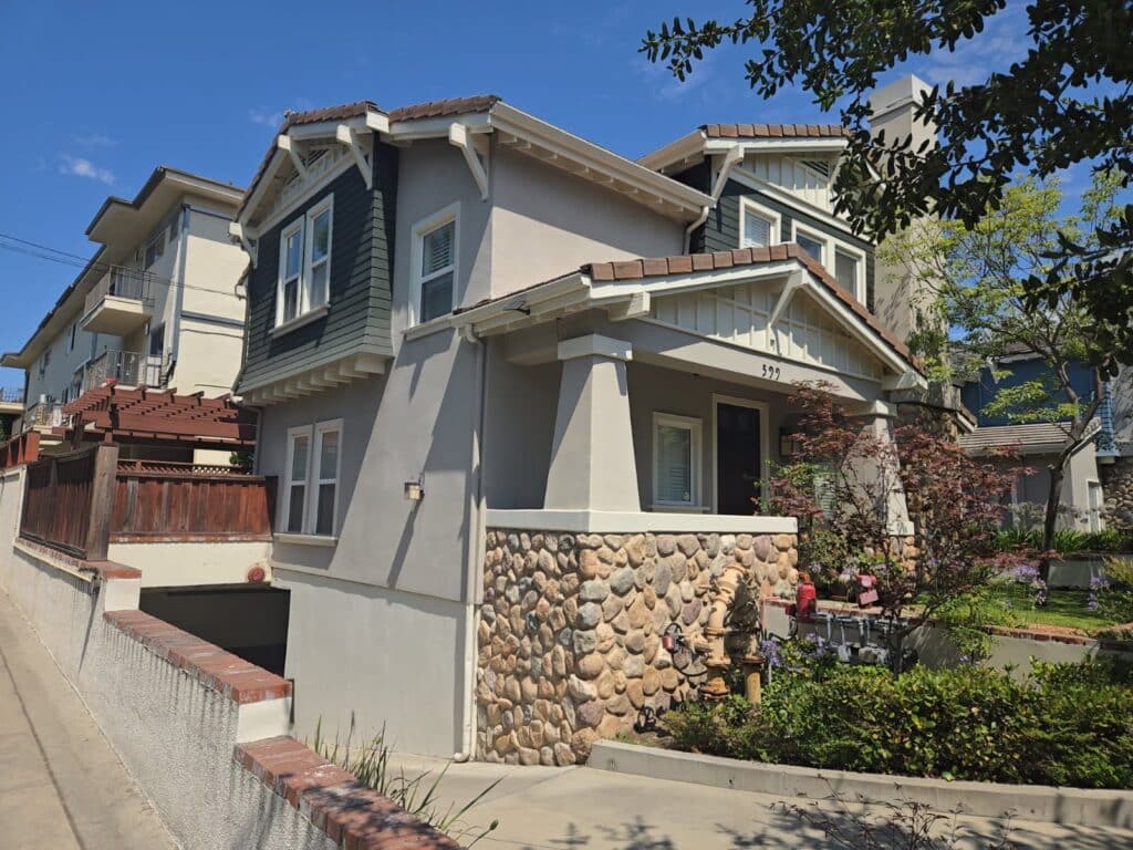 Rain gutter project in Northridge, CA