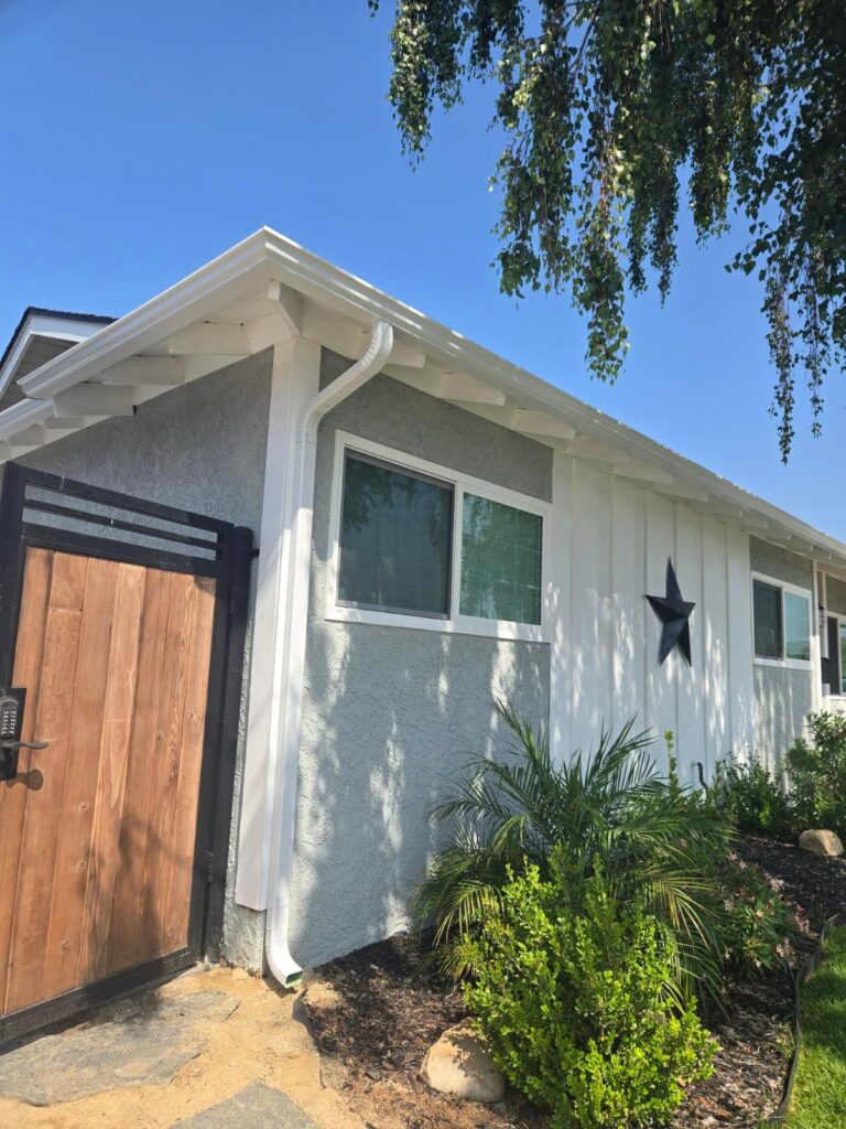 Seamless gutter system installed in Rancho Palos Verdes, CA