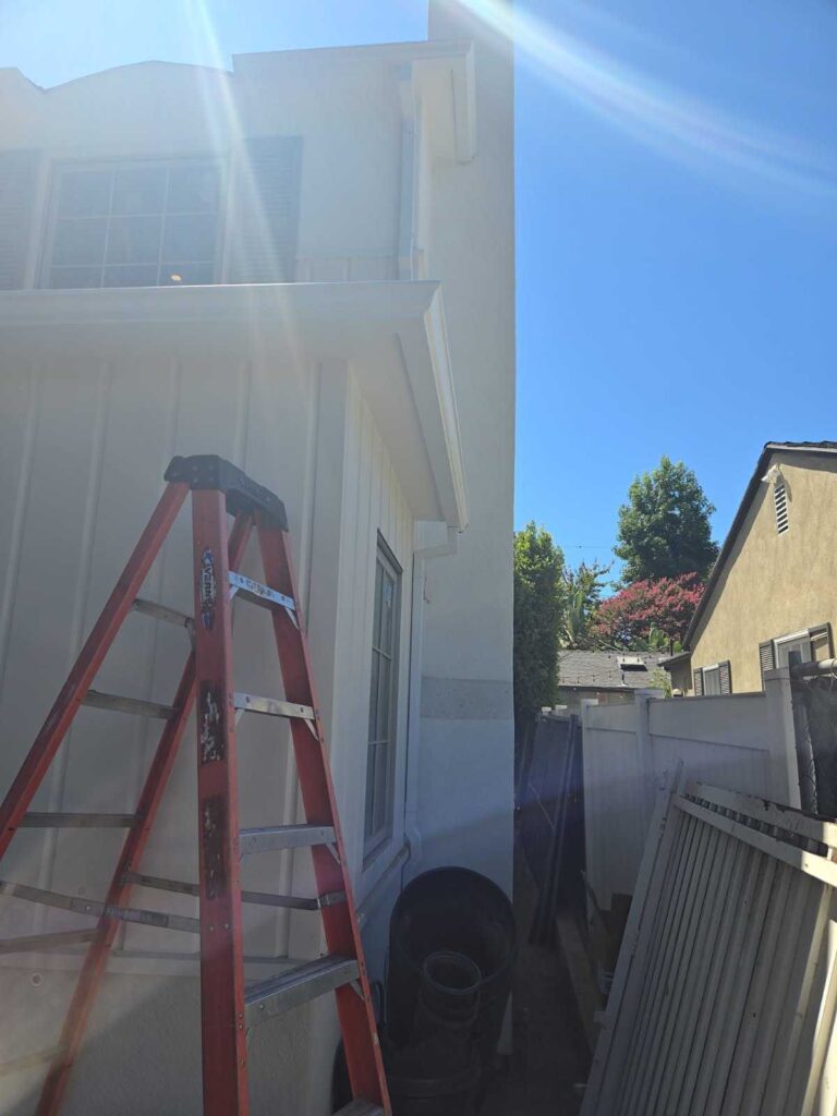 New seamless gutters and downspouts in Valley Village, CA - photo 5