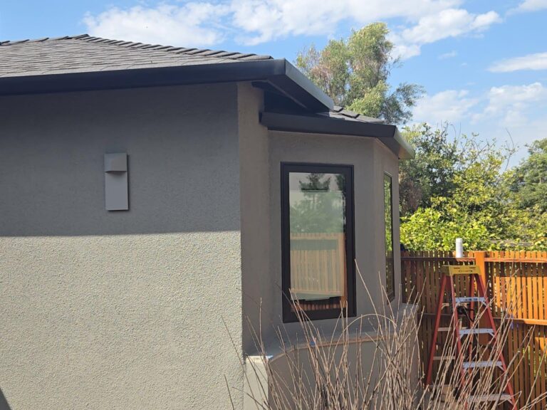 Rain gutters Encino, CA — seamless installation project photo 1