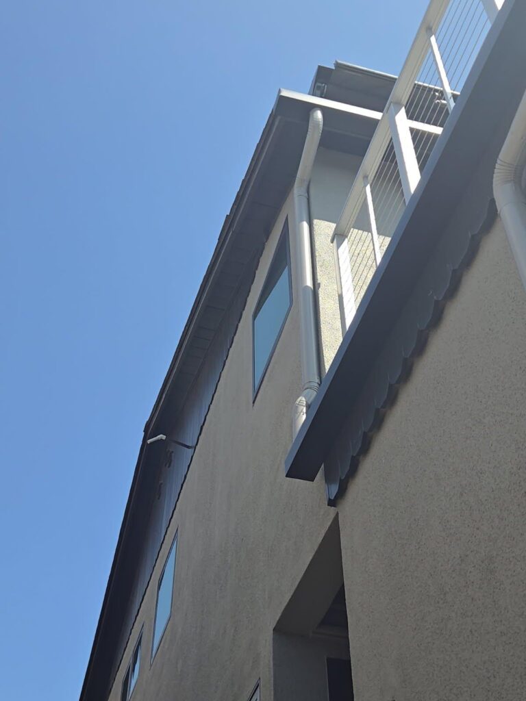 Rain gutters Encino, CA — seamless installation project photo 9