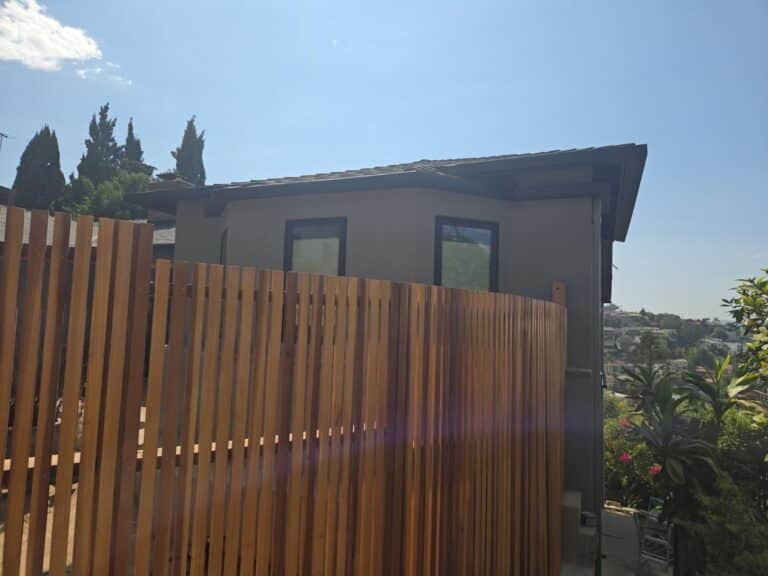 Rain gutters Encino, CA — seamless installation project photo 11