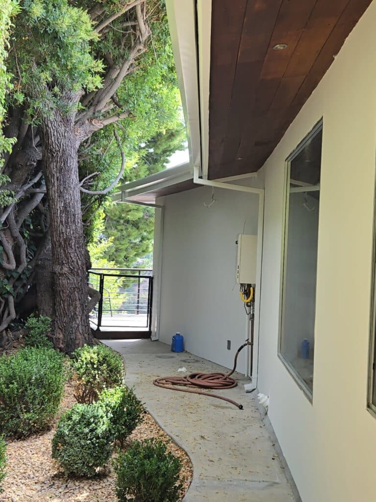 Rain gutter project in Santa Clarita, CA