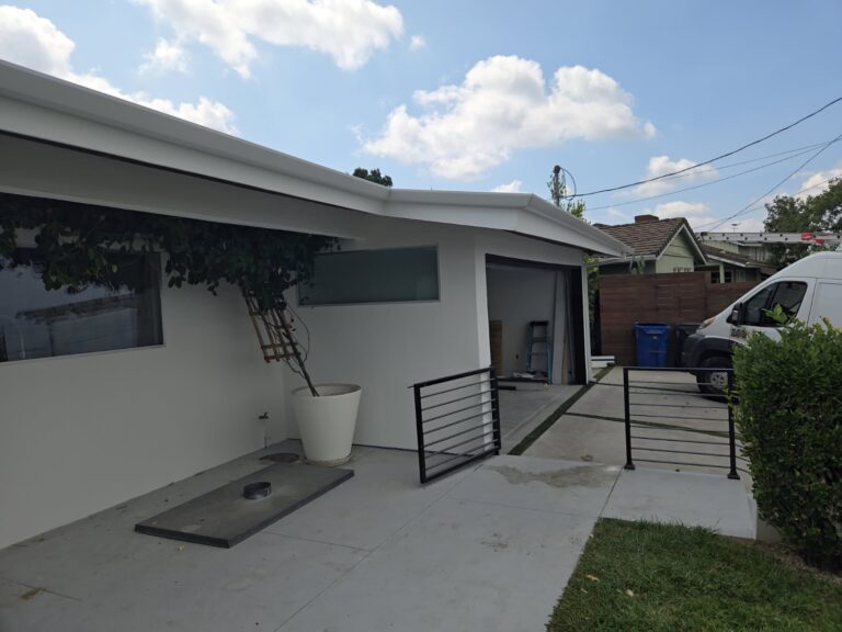 Professional gutter installation project in Santa Clarita, CA
