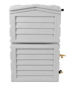 25 Gal. Polyethylene Rainwater Shed Collector - Slate Grey Color
