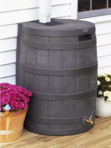 Rain Wizard 40 Gal Oak Rain Barrel