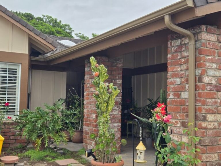 Custom rain gutters installed in San Marino, CA