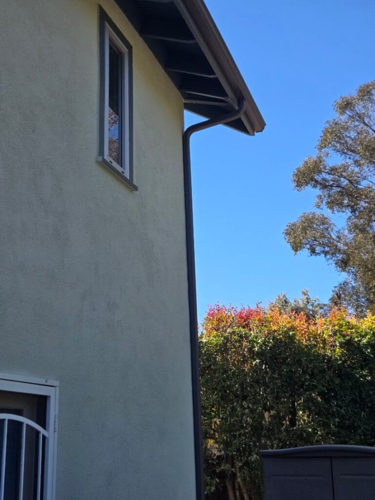 Professional gutter installation project in Summerland, CA