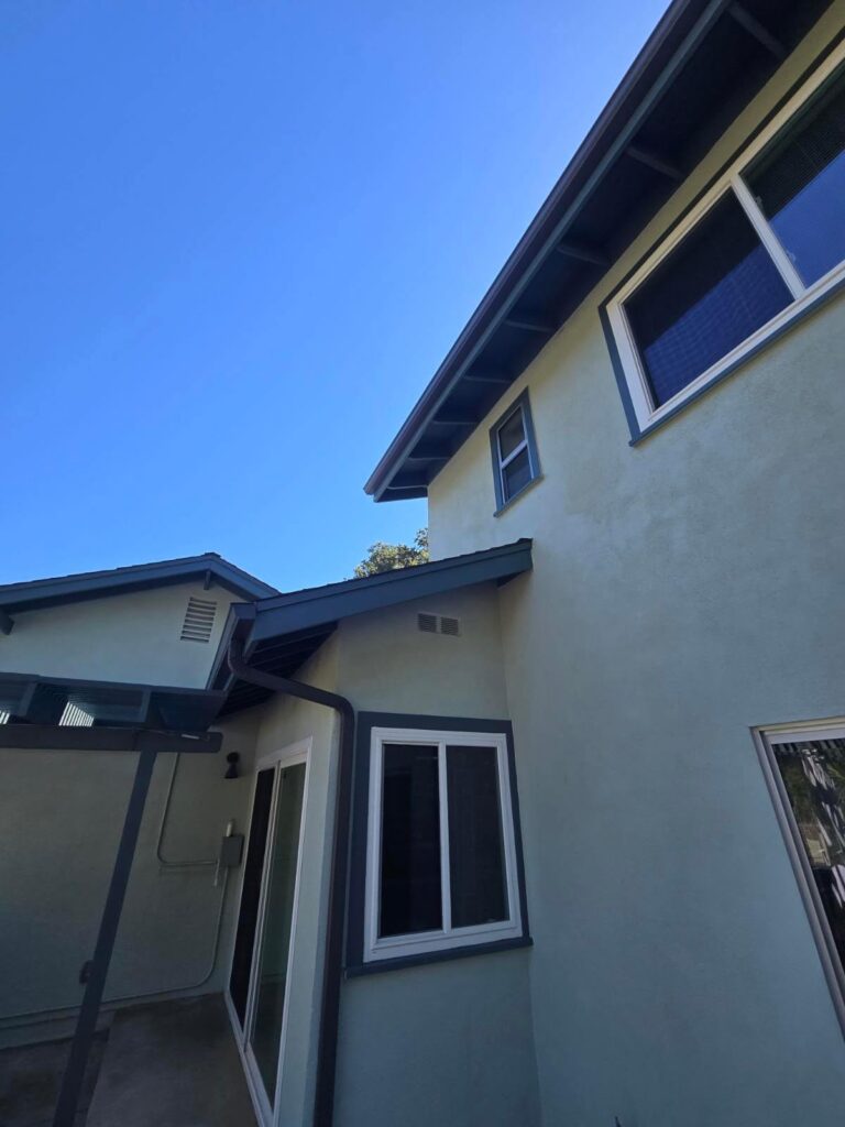 Custom rain gutters installed in Summerland, CA