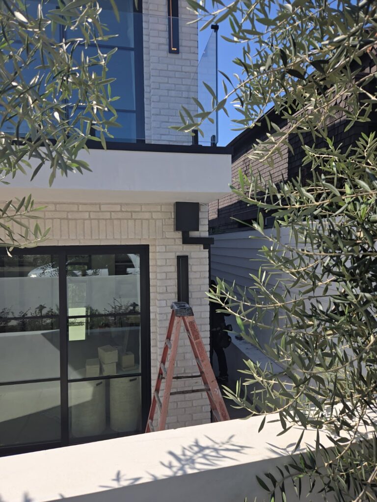 Professional gutter installation project in Westlake Village, CA