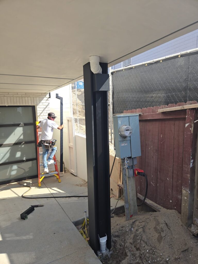 Seamless gutter system installed in Westlake Village, CA